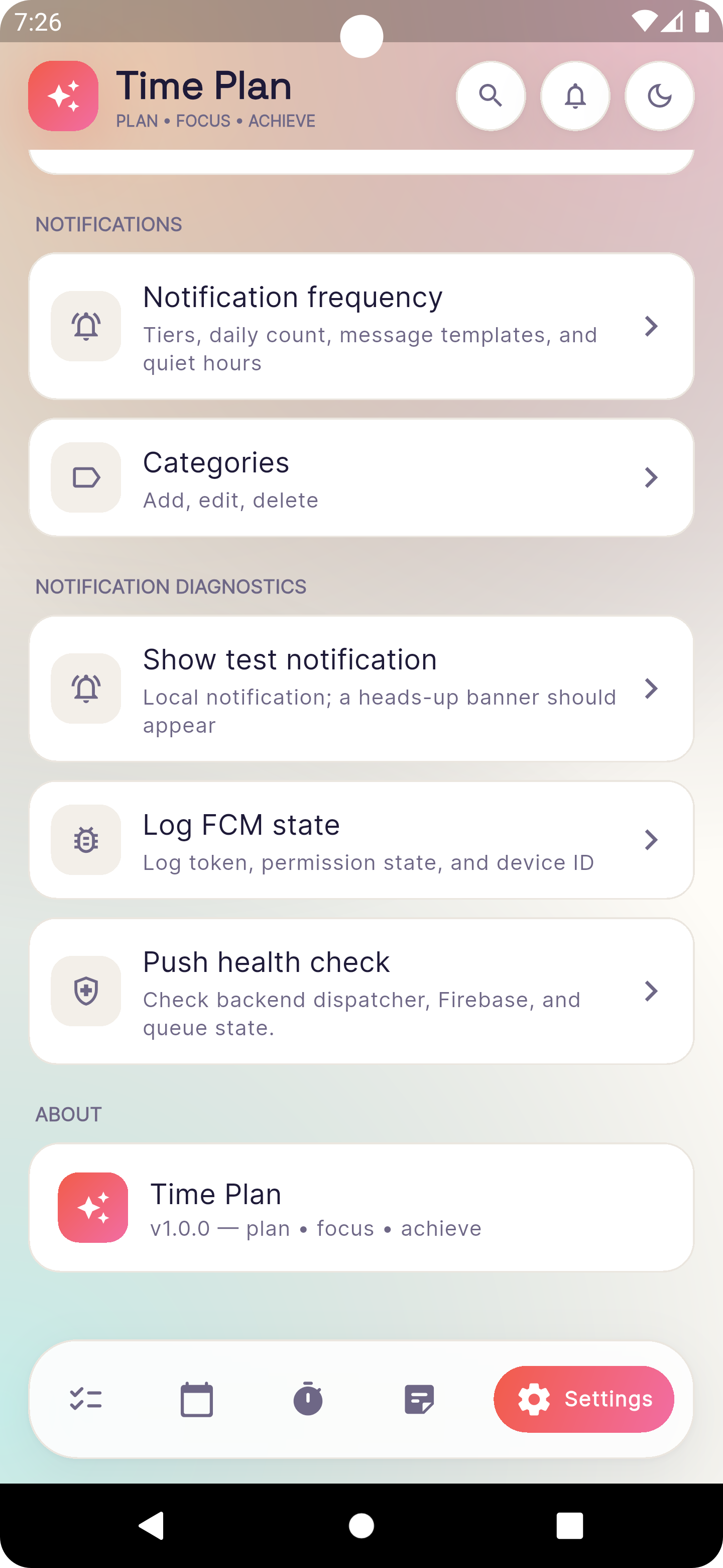 Notification Controls